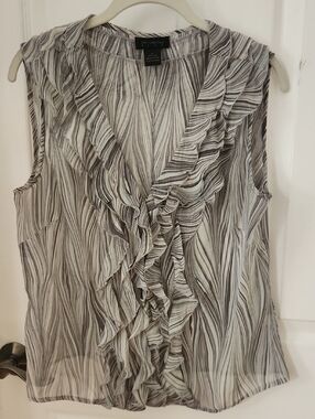 Silk Ruffle Blouse